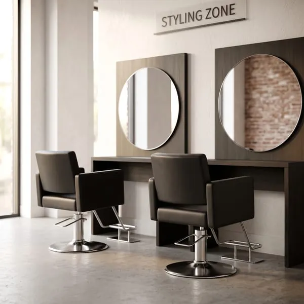 Photograph representing the styling area